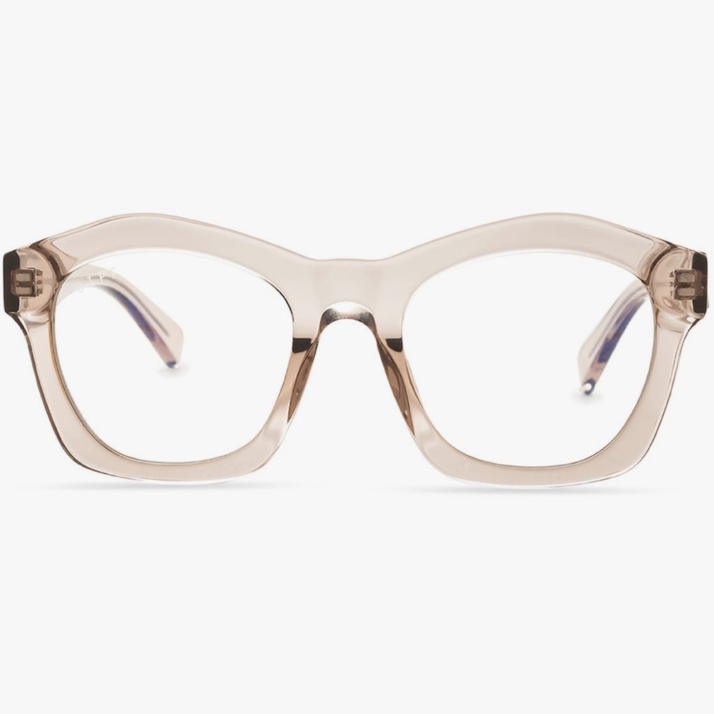 DIFF Eyewear Vintage Crystal Blue Light Technology